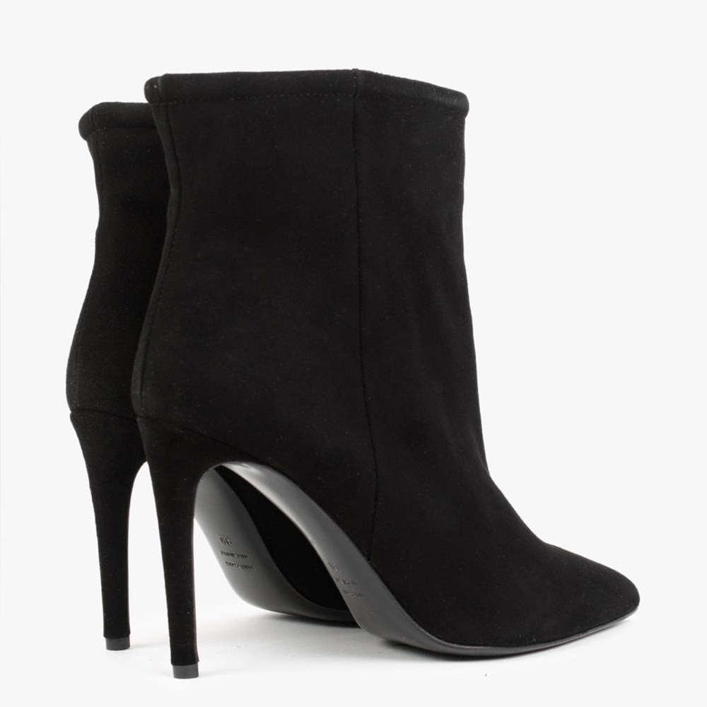 L'INTERVALLE Black Ankle Stiletto Booties